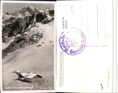 497125,Hochalm b. Garmisch Bergkulisse pub H. Huber 574