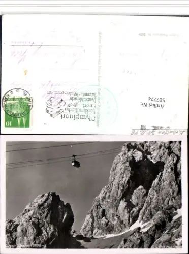 507774,Zugspitzbahn Seilbahn b. Garmisch pub H. Huber 5659