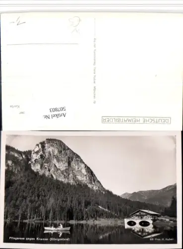 507803,Pflegersee See b. Garmisch geg. Kramer pub H. Huber 909