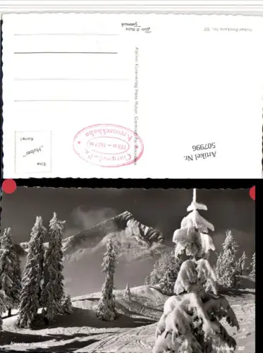 507996,Alpspitze b. Garmisch-Partenkirchen Bergkulisse Winterbild pub H. Huber 307