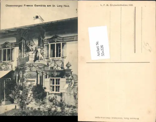 554326,Oberammergau Dr. Lang Hans Haus
