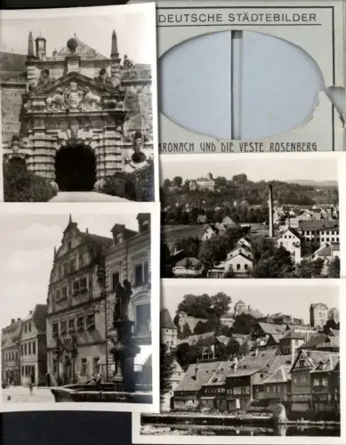 381519,10 Fotos m. Album Kronach u. d. Veste Rosenberg