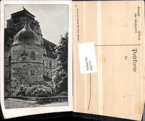 458777,Kronach Festung Schlossgraben
