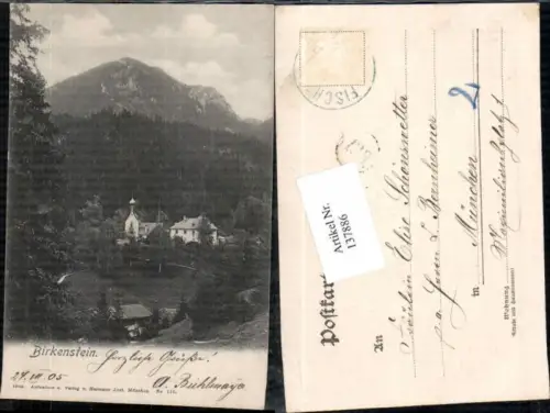 137886,Birkenstein bei Fischbachau Miesbach 1898