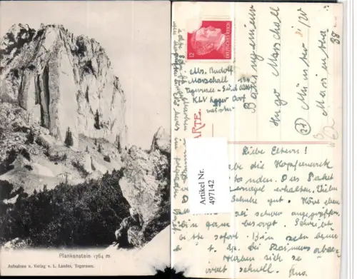 497142,Plankenstein Blankenstein b. Rottach-Egern Felsen