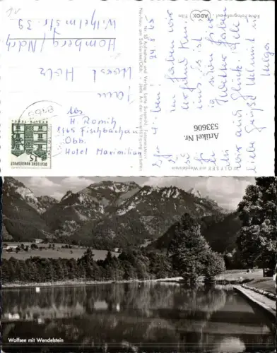 533606,Wolfsee bei Fischbachau LK Miesbach