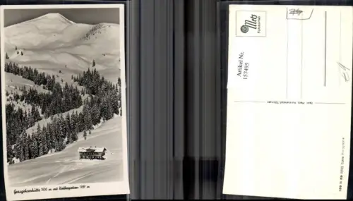 157495,Obermaiselstein Grasgehrenhütte m. Riedbergerhorn Winteransicht