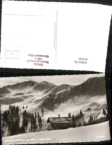 432945,Grauer Stein m. Riedberger Horn b. Obermaiselstein Winterbild