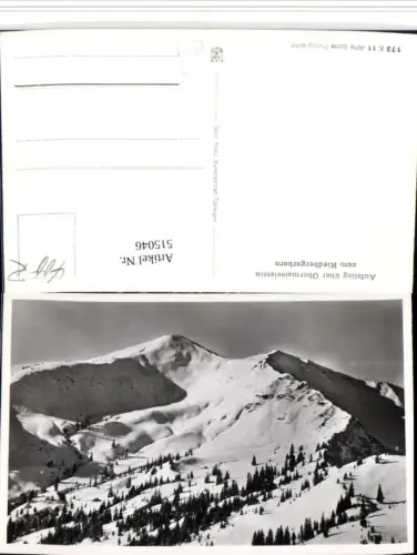 515046,Aufstieg über Obermaiselstein zum Riedbergerhorn Bergkulisse Winterbild