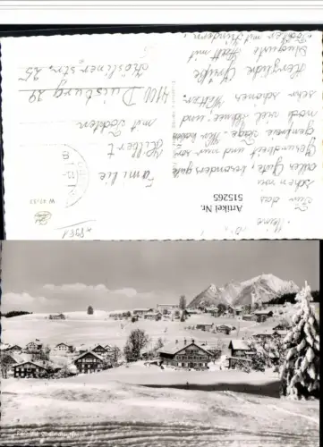 515265,Ried b. Obermaiselstein Teilansicht Winterbild