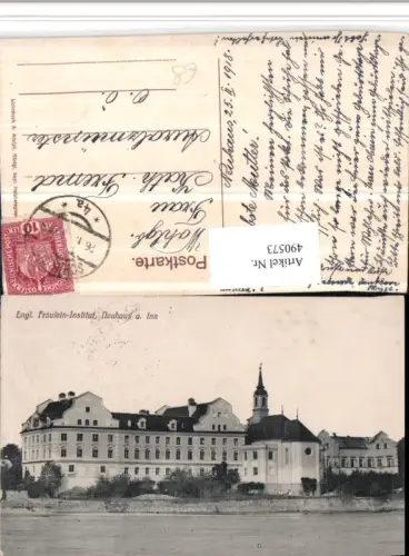 490573,Neuhaus am Inn Englisches Fräulein-Institut Gebäude