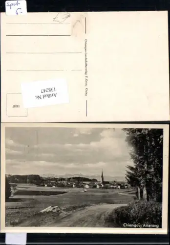 138247,Chiemgau Amerang Wegpartie 1940