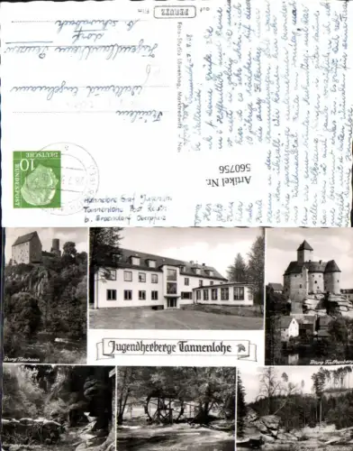 560756,Mehrbild Ak Tannenlohe Jugendherberge b. Reuth bei Erbendorf Burg Falkenberg Burg Neuhaus