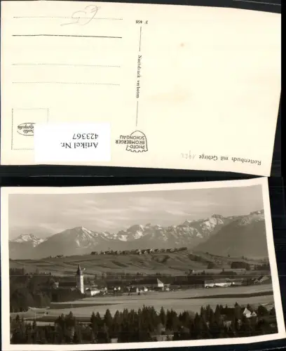 423367,Rottenbuch Totale m. Gebirge Bergkulisse