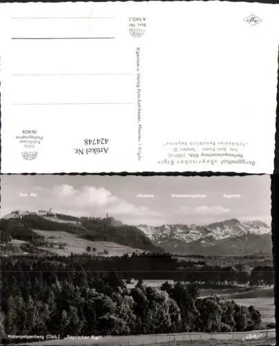 424748,Hohenpeissenberg Bayrischer Rigi Bergkulisse