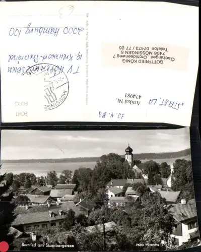 424981,Bernried am Starnberger See Teilansicht