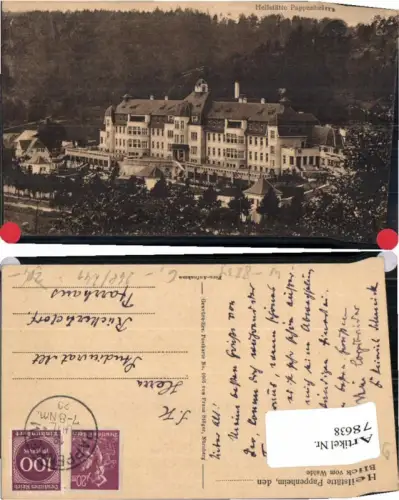 78638,Heilstätte Pappenheim um 1922
