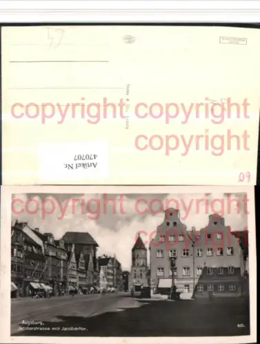 470707,Augsburg Jacoberstraße m. Jacobertor Straßenansicht pub Trinks e Co