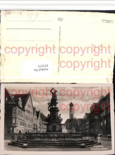 473575,Augsburg Herkulesbrunnen Brunnen