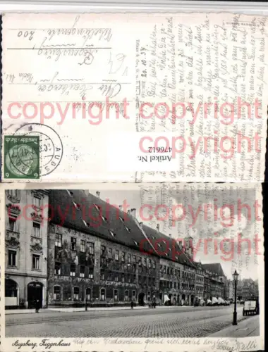 476612,Augsburg Fuggerhaus Straßenansicht pub Trinks e Co