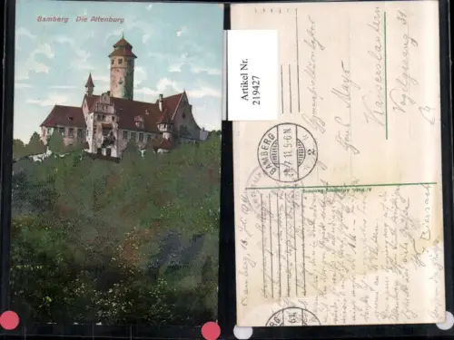 219427,Bamberg Die Altenburg Burg