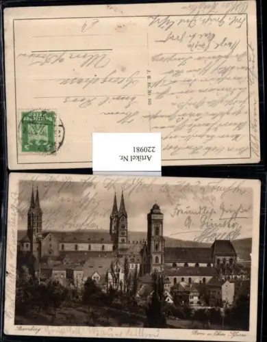 220981,Bamberg Dom u. Obere Pfarre Kirche