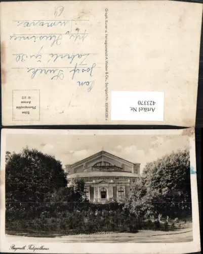 423370,Bayreuth Festspielhaus Gebäude