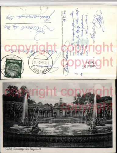 476654,Bayreuth Schloss Eremitage Wasserkunst