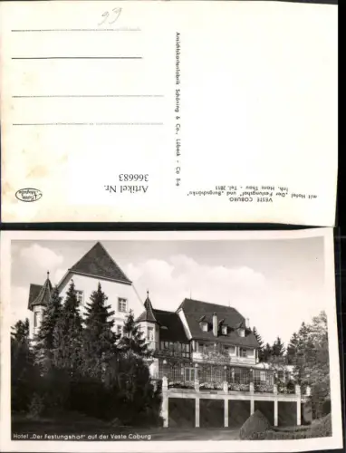 366683,Coburg Veste Hotel Festungshof