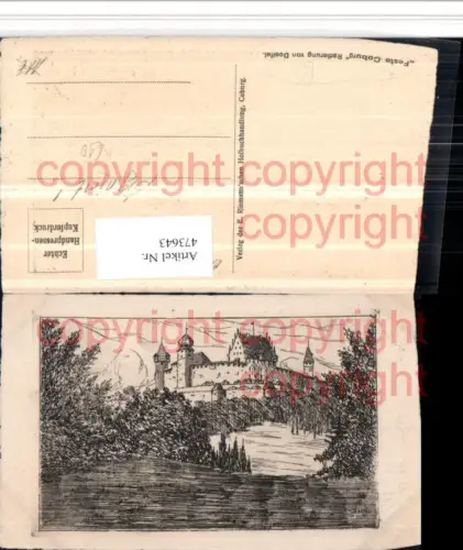 473643,Künstler AK Radierung Doelfel sign. Feste Coburg