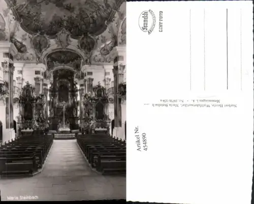 454890,Maria Steinbach b. Memmingen Kirche Innenansicht