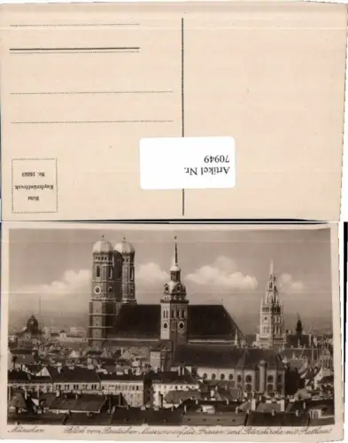 70949,München Peterskirche Rathaus v. Museum