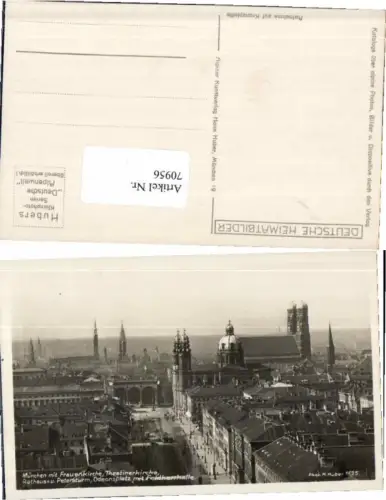 70956,München Frauenkirche Theatinerkirche pub Huber 1525