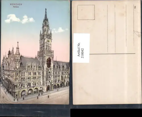 218042,München Rathaus Rathausturm