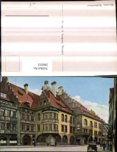 286035,München Hofbräuhaus Brauhaus pub A. Lengauer 152