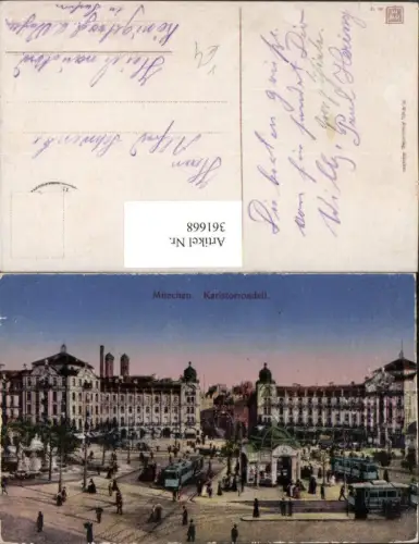 361668,München Karistorrondell Straßenbahnen pub H. Wutz 12