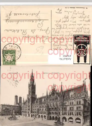 476595,München Rathaus u. Marienplatz pub W. Zimmermann