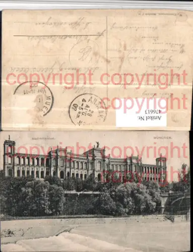 476613,München Maximilianeum Gebäude pub W. Zimmermann
