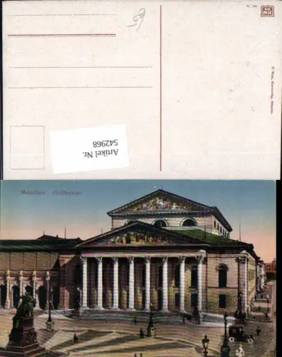 542968,München Hoftheater Theater