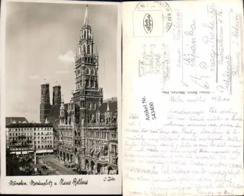 543400,München Marienplatz Rathaus pub Zieher M 983