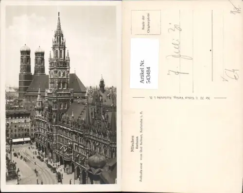 543484,München Kirchen Rathaus