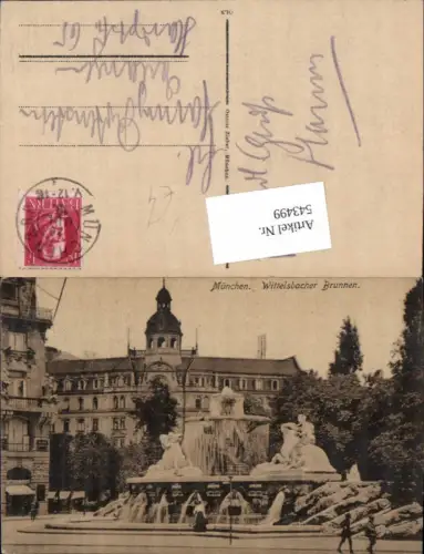 543499,München Wittelsbacher Brunnen pub Zieher