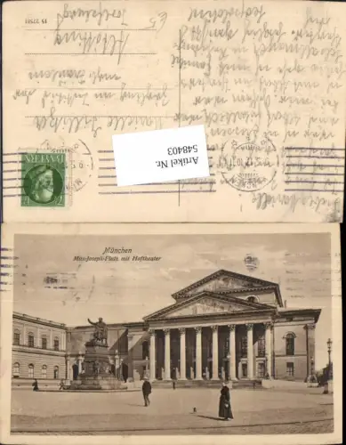 548403,München Max Joseph Platz Theater
