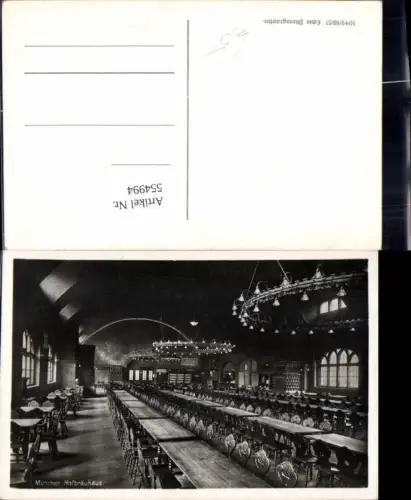 554994,München Hofbräuhaus Saal Luster