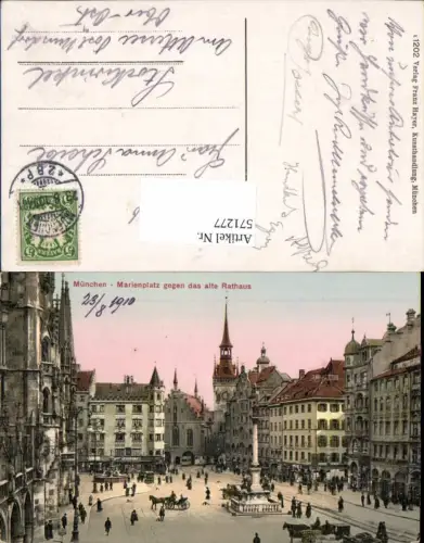 571277,München Marienplatz Rathaus