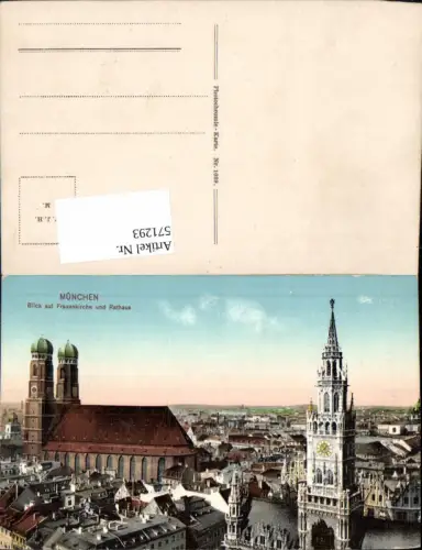 571293,München Frauenkirche Rathaus