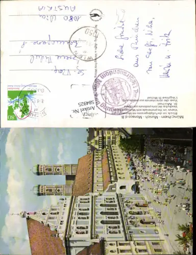 584925,München Frauentürme Marienplatz