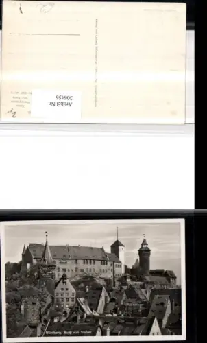 306456,Nürnberg Teilansicht Burg
