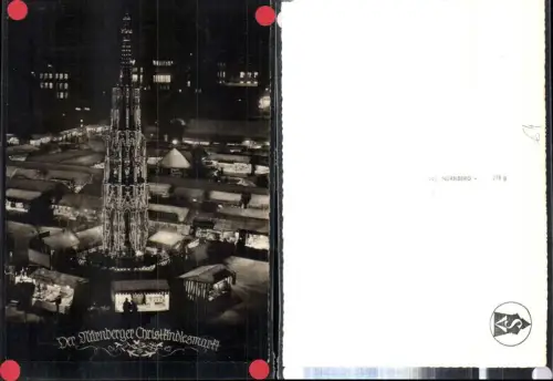 308360,Nürnberg Christkindlmarkt b. Nacht Brunnen