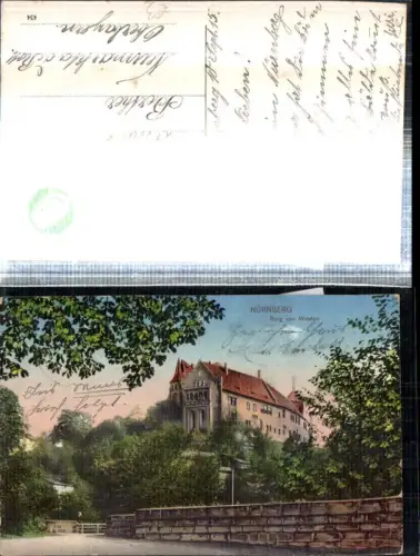 308474,Nürnberg Burg von Westen